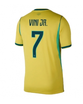 Billige Fotballdrakt Brasil Vinicius Junior #7 Replika Hjemmedrakt VM 2026 Kortermet Billige Fotballdrakt Brasil Vinicius Junior #7 Replika Hjemmedrakt VM 2026 Kortermet